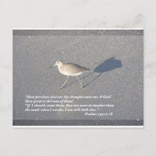 Carte Postale Psaumes 139:17-18