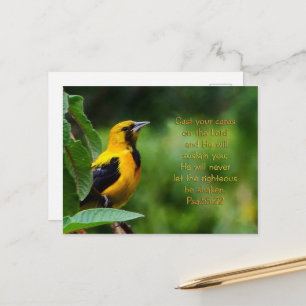 Carte Postale Psaumes 55:22 Inspirationnel