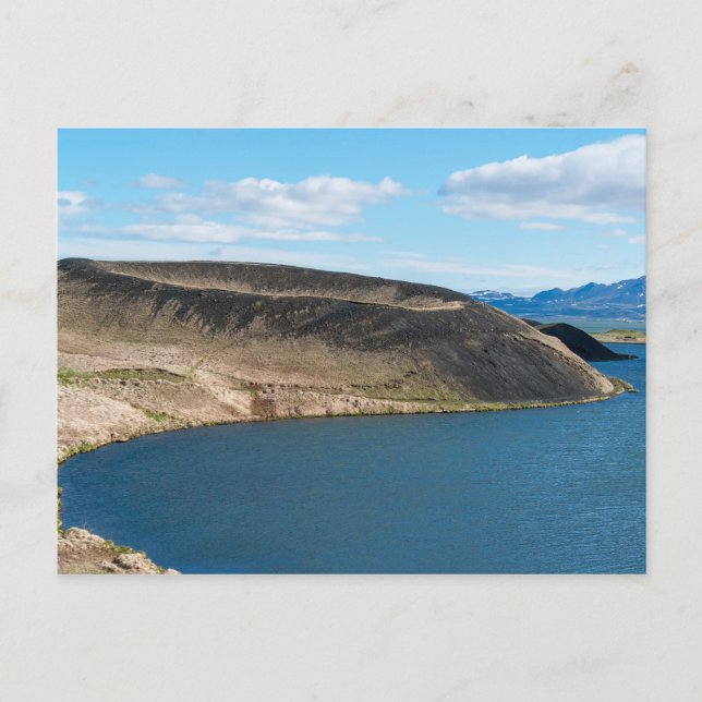 Carte Postale Pseudocratères dans le lac Myvatn - Islande (Devant)