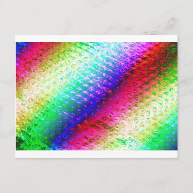 Carte Postale psychadélique Bubblewrap (Devant)