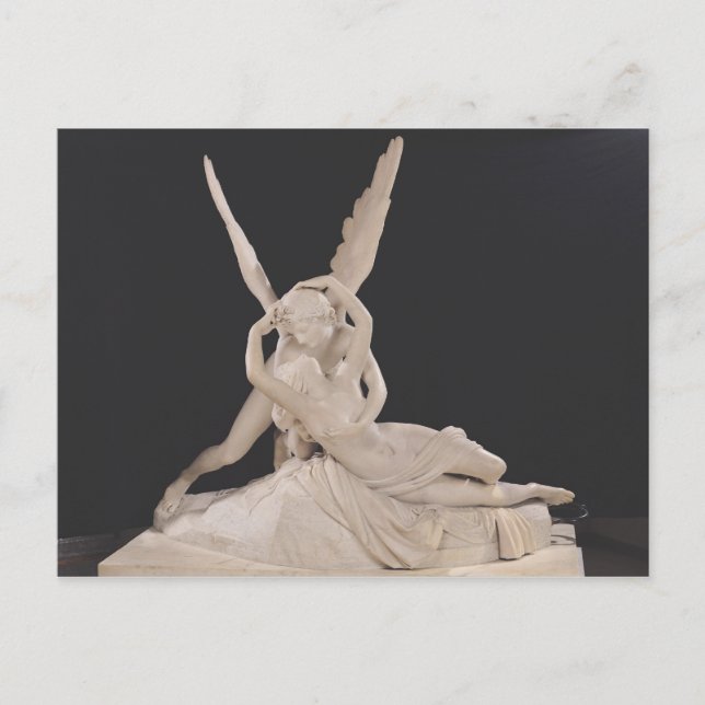 Carte Postale Psyche ressuscitée par le baiser de Cupidon 1787-9 (Devant)