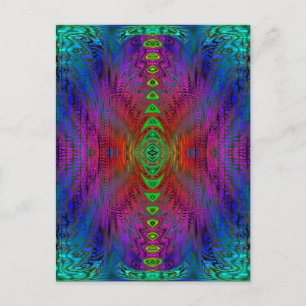 Carte Postale Psychedelic Time Warp par SD. Kelley