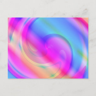 Carte Postale Psychédélique