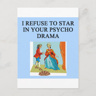 Carte Postale psycho drame queen