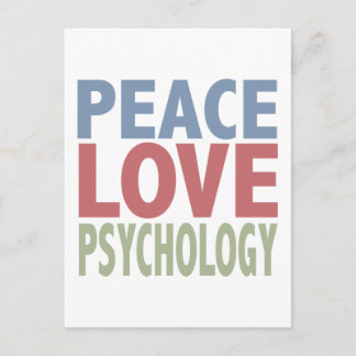 Carte Postale Psychologie de l'amour de la paix
