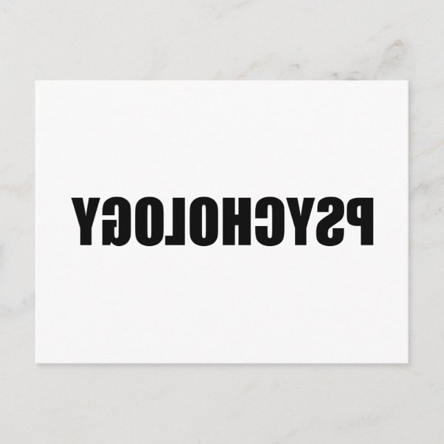 Carte Postale Psychologie inverse (Devant)