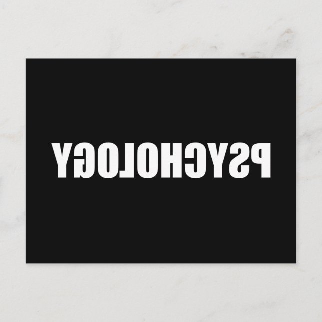 Carte Postale Psychologie inverse (Devant)