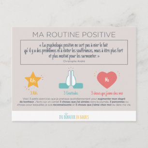 Carte Postale Psychologie positive