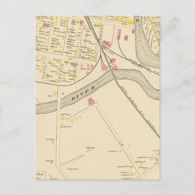 Carte Postale Pt de la voie de Douvres 2-3 (Devant)