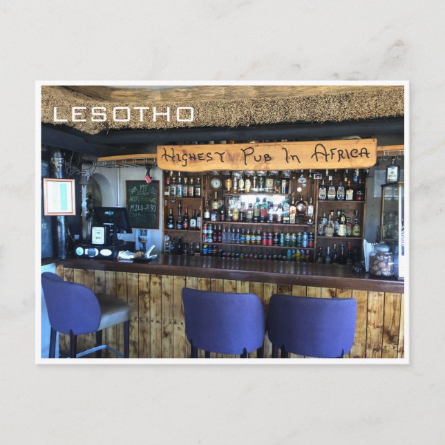 Carte Postale pub le plus élevé afrique (Devant)