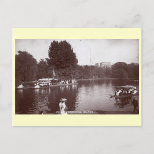 Carte Postale Public Gardens, Boston Vintage