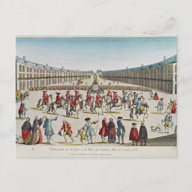 Carte Postale Publication de la paix (Devant)