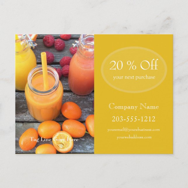 Carte postale publicitaire professionnelle - HAMby (Devant)