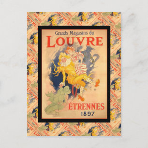 Carte Postale Publicité ancienne, France, Étrennes 1897