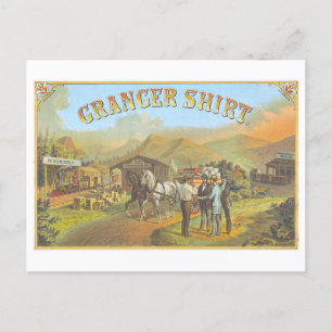 Carte Postale Publicité ancienne pour la chemise pour hommes Gra