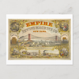 Carte Postale Publicité ancienne pour les machines à coudre Empi