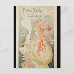 Carte Postale Publicité d'affiche Cacao Van Houten Belgique