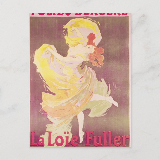 Carte Postale Publicité d'affiche Loie Fuller (Devant)
