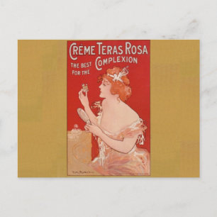 Carte Postale Publicité de beauté vintage