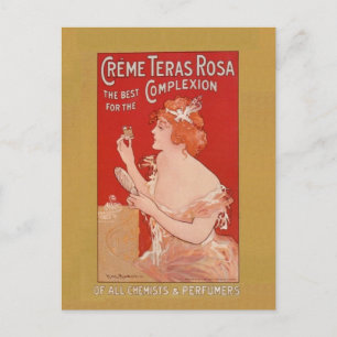 Carte Postale Publicité de beauté vintage