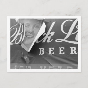 Carte Postale Publicité de bière, Panneau, Peeling, 1941