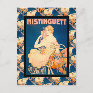 Carte Postale Publicité française vintage, Mistinguett
