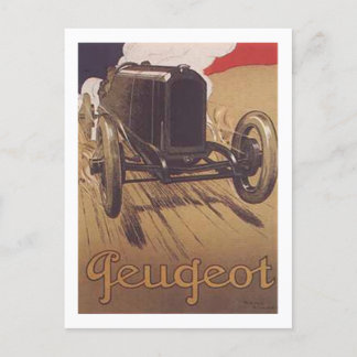 Carte Postale Publicité Peugeot vintage 3
