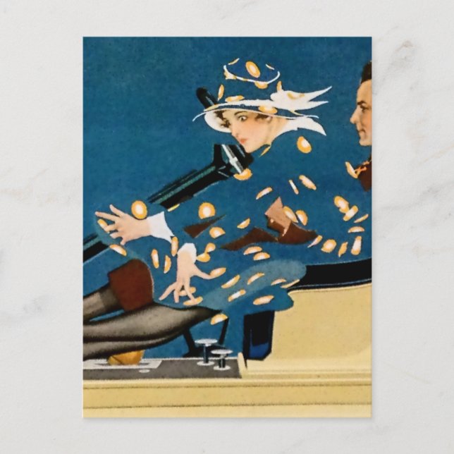 Carte Postale Publicité pour les bas C Coles Phillips dans une v (Devant)