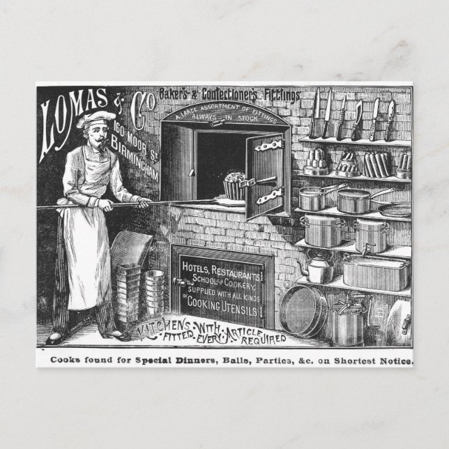 Carte Postale Publicité pour Lomas and Co. (Devant)