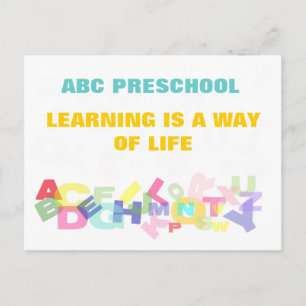 Carte Postale Publicité préscolaire