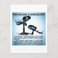 Publicité stéréoscopique Holmes (Cyanotype)