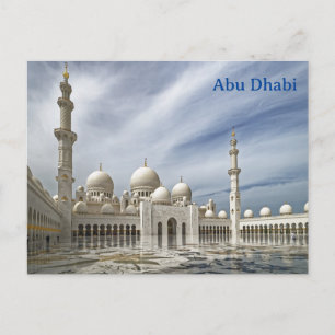 Carte Postale Publicité touristique vintage d'Abu Dhabi