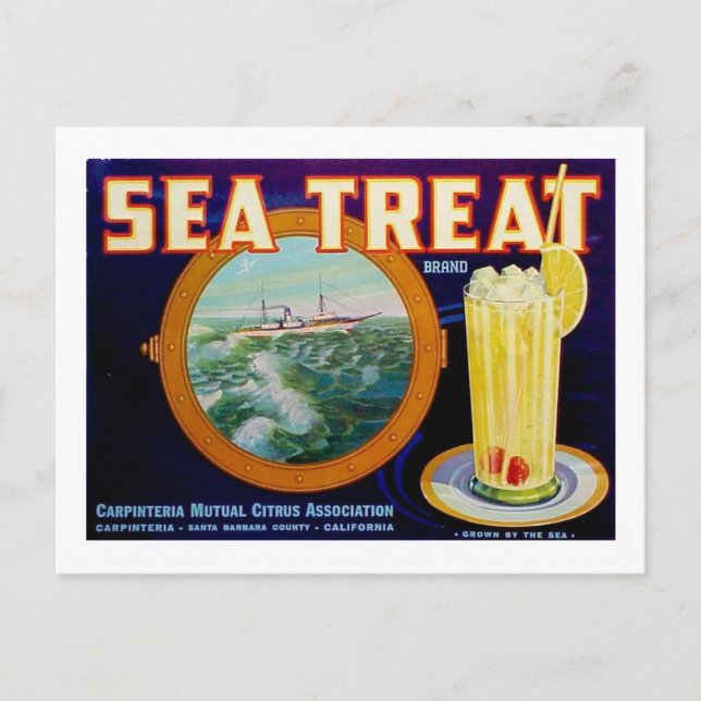 Carte Postale Publicité vintage à la citronnelle (Devant)