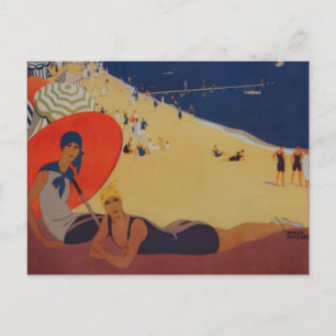 Carte Postale Publicité vintage de voyage