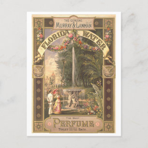 Carte Postale Publicité vintage pour le parfum Florida Water