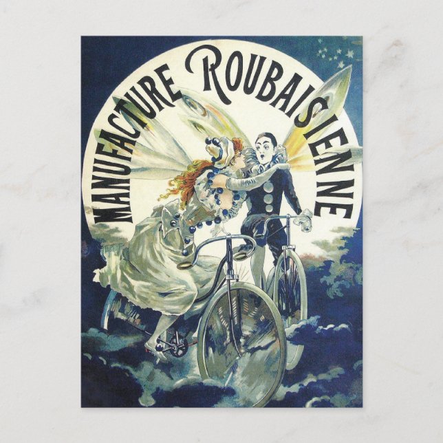 Carte Postale Publicité vintage pour vélos - Cyclisme (Devant)