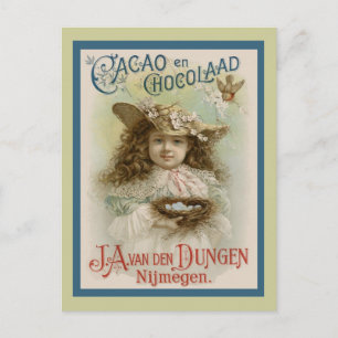 Carte Postale Publicité vintage sur le chocolat
