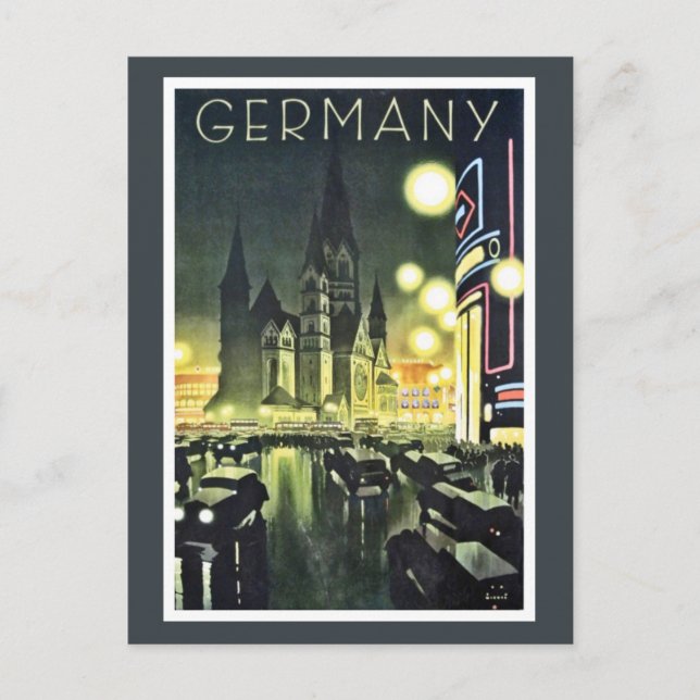 Carte Postale Publicité voyage Allemagne (Berlin) (Devant)