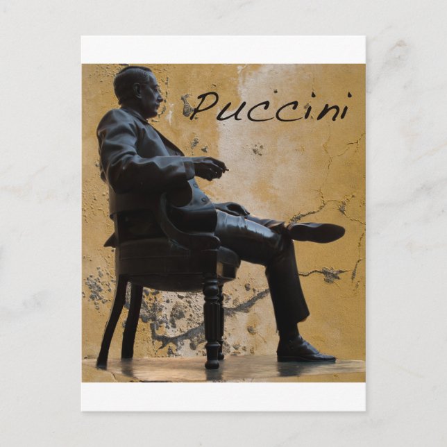 Carte Postale Puccini_Statue_Lucca (Devant)