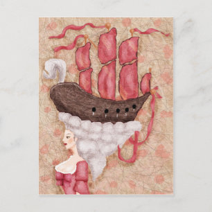 Carte Postale Puce de navire