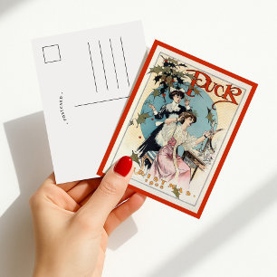 Carte Postale Puck Noël 1908