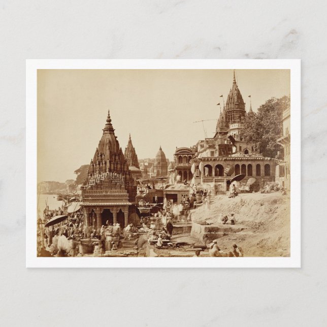 Carte Postale Pud Vishnu et autres temples, Bénarès (sepia photo (Devant)
