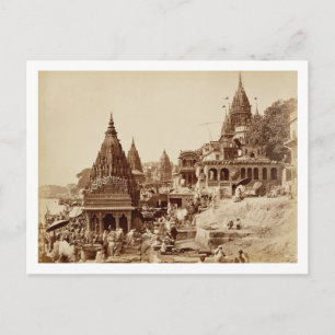 Carte Postale Pud Vishnu et autres temples, Bénarès (sepia photo