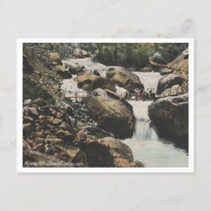 Carte Postale Pueblo CO, Harmon Falls, Eldorado Springs 1909