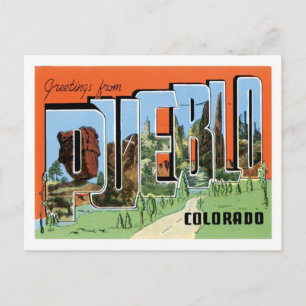 Carte Postale Pueblo Colorado Voyage Amérique US City