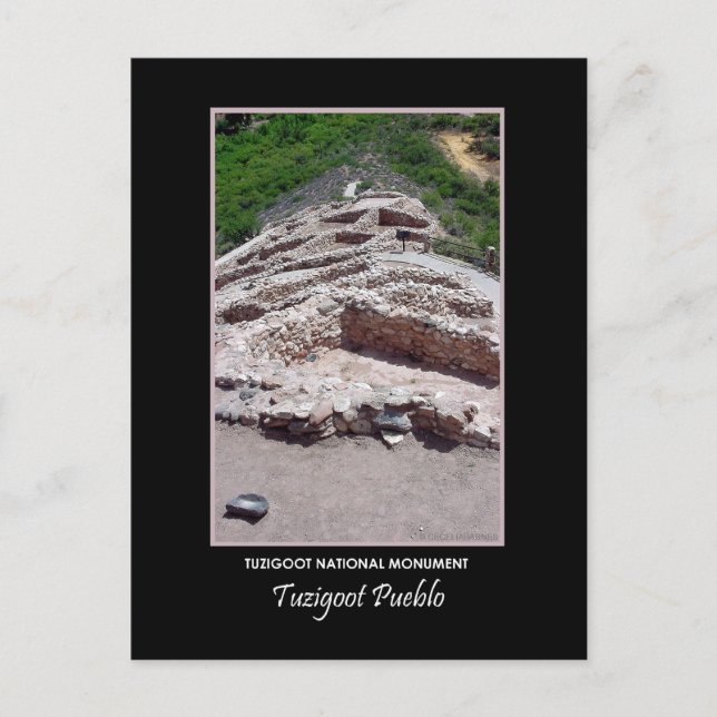 Carte Postale Pueblo Tuzigoot #712b (Devant)