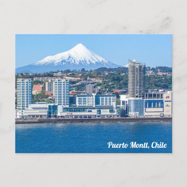 Carte Postale Puerto Montt, Chili (Devant)