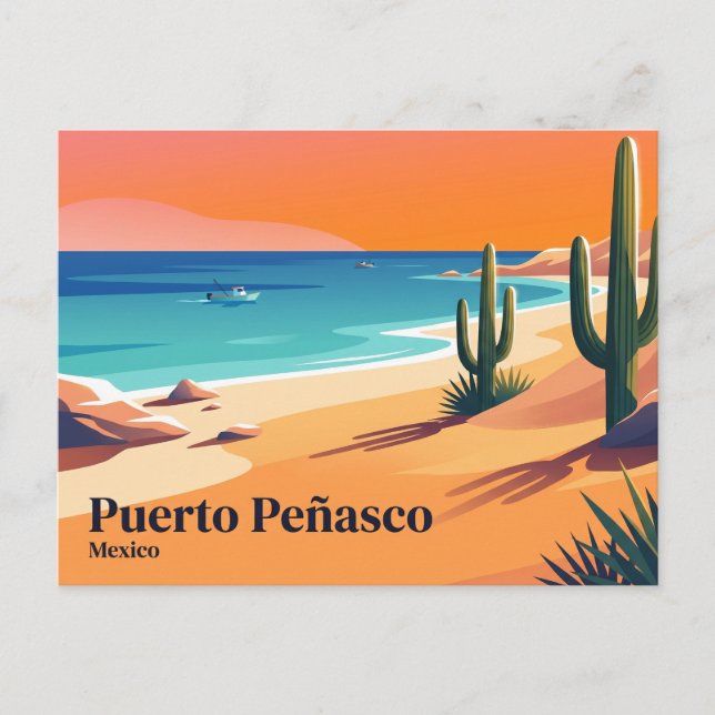 Carte Postale Puerto Peñasco Mexique (Devant)
