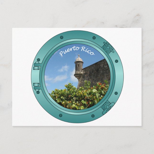 Carte Postale Puerto Rico Porthole (Devant)