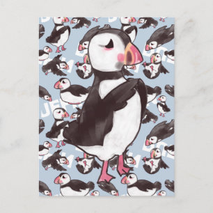Carte postale Puffin
